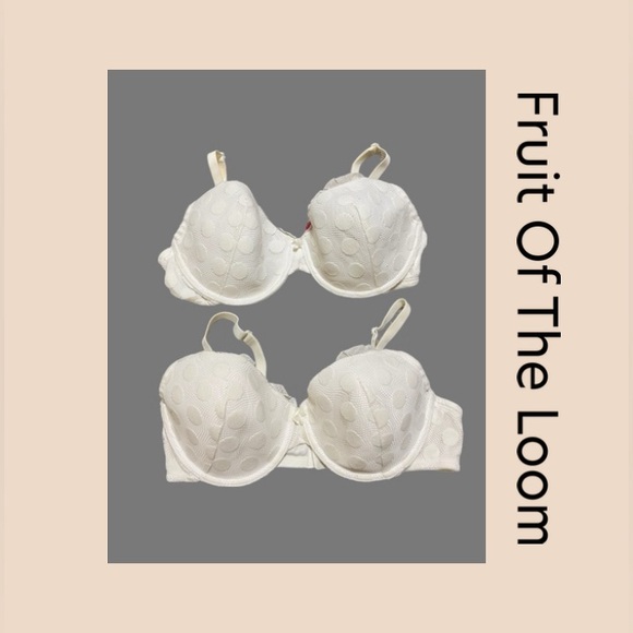 Fruit Of The Loom Women’s 2 Piece Bras Size 38C - Picture 1 of 9